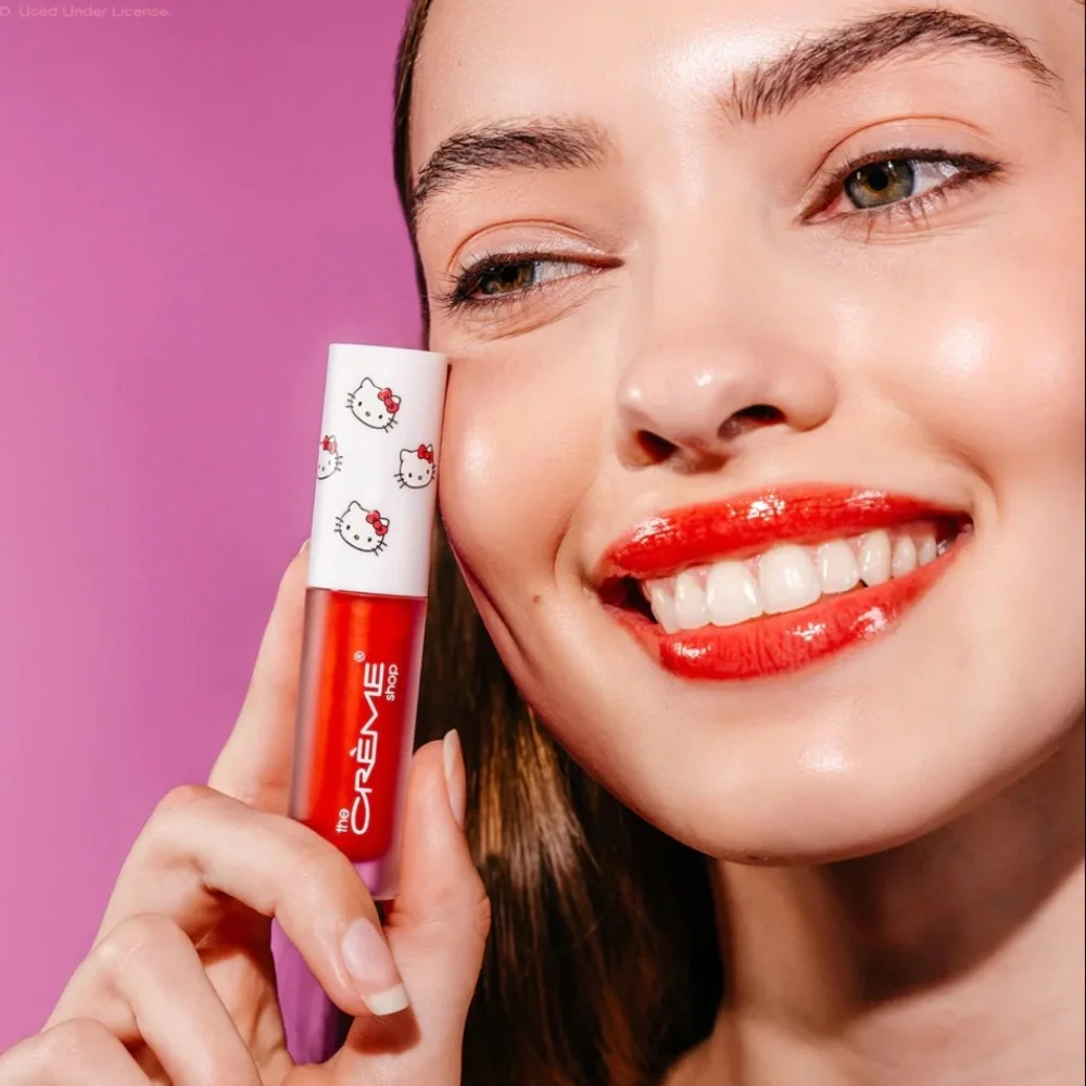 The Crème Shop x Hello Kitty Kawaii Kiss Moisturizing Lip Oil - Apple Flavored